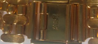 Brazalete ZRC Acero Dorado Vintage 21cm
