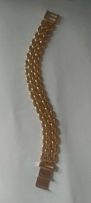 Brazalete ZRC Acero Dorado Vintage 21cm