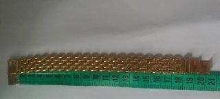 Brazalete ZRC Acero Dorado Vintage 21cm