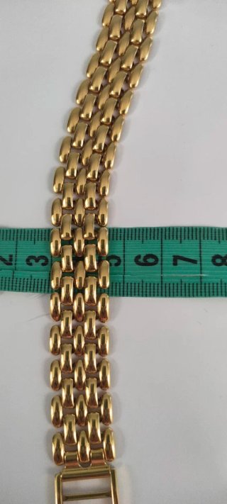 Brazalete ZRC Acero Dorado Vintage 21cm