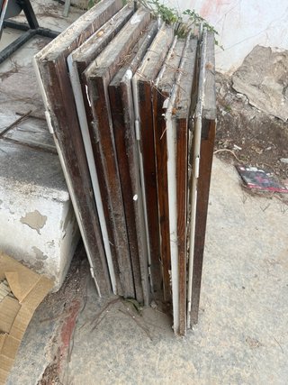 Ventanas de madera antiguas