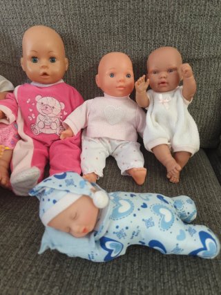 Lote de 8 muñecas bebé