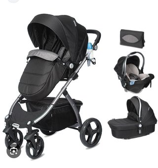 Carrito de bebé Playxtream gris
