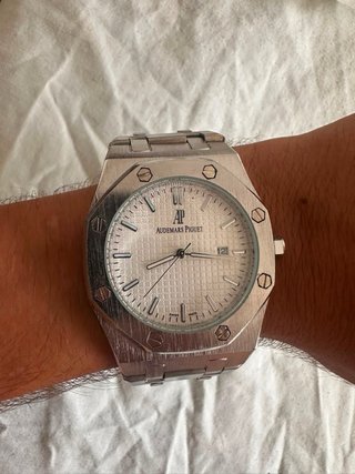 Audemars Piguet Reloj Plata/Blanco