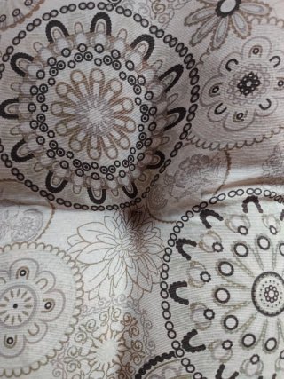 Cojines para palets beige y gris