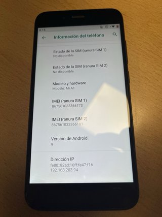 Xiaomi Mi A1 Negro