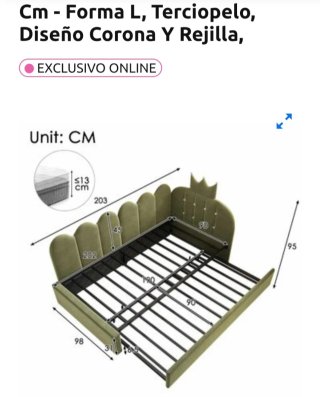 Cama nido 90x200 nueva