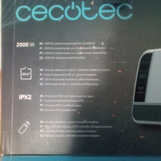 Calefactor Cecotec Bajo Consumo COMPRADO ESTE AÑO