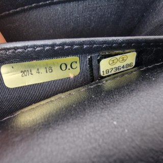 Bolso Cartera Chanel Piel Negra Cadena Plata