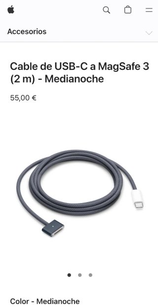 Cable  usb-C MagSafe 3 Apple 2m