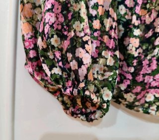 Blusa floreale manica lunga H&M
