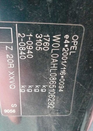 Opel 303216 7jx17 et39 llanta astra h 1.8 (l08)