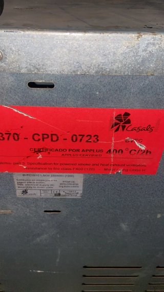 Motor Campana Extractor 1.5KW 230/400V