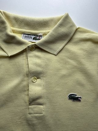 Polo Lacoste Vintage Talla M Amarillo
