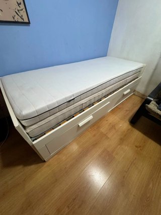 Cama nido IKEA madera y metal