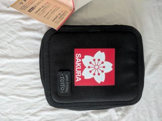 Estuche Totto Sakura Negro 18x15 cm