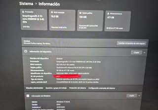 Portátil Microsoft Surface Laptop 7 15 X Elite