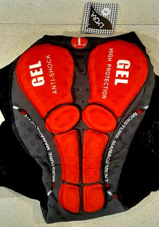 Cómodo CULOTE Ciclismo Lycra TALLA L GRAN BADANA