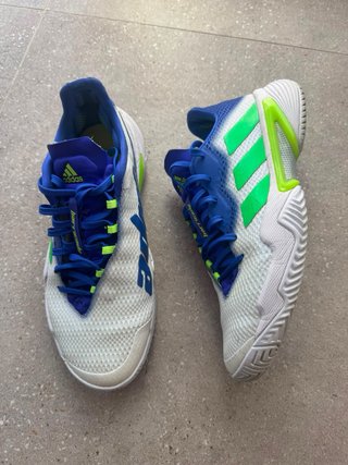 Zapatillas Adidas Barricade Padel Azul/Blanco