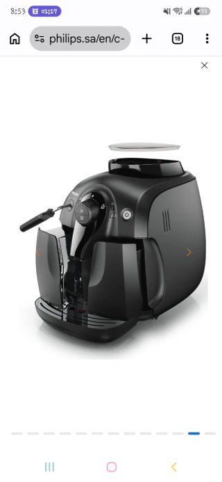 Cafetera con molinillo Superautomática Philips Ser