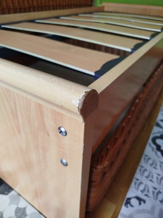 Cama con cajones y colchón látex
