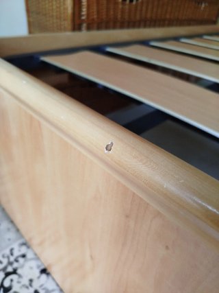 Cama con cajones y colchón látex