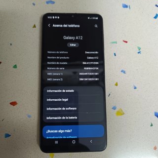 Samsung Galaxy A12 Negro