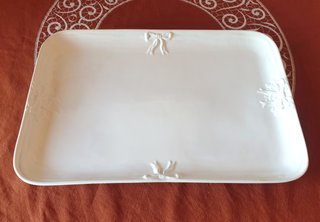 Grande vassoio rettangolare da portata Vintage