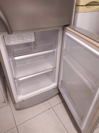 Nevera Congelador LG Plata