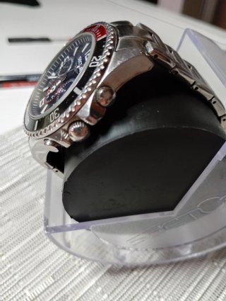 Orologio Sector Cronografo Rosso Argento