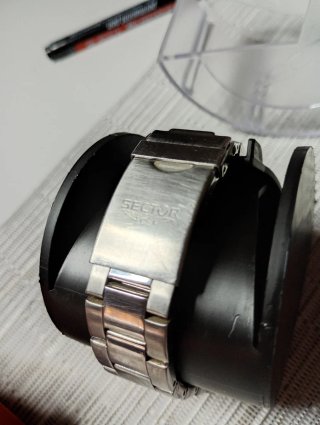 Orologio Sector Cronografo Rosso Argento