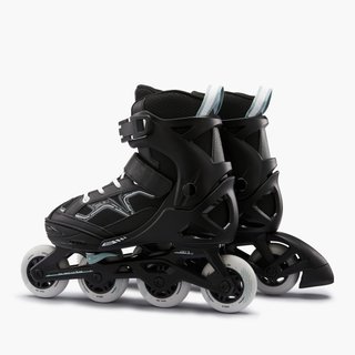 Patines Línea Niños Oxelo ajustable 4 tallas Fit 3 negro