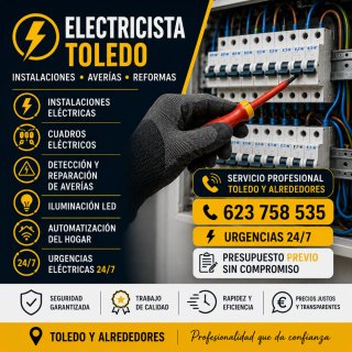 Electricista Toledo | Instalaciones y averías