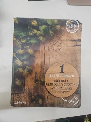 Biología, Geología y Ciencias Ambientales 1 Bac...