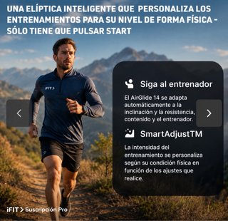 Bicicleta elíptica NT COMMERCIAL 14.9 + IFIT