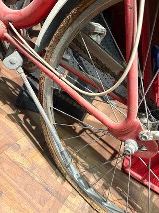 Bicicleta Orbea antigua roja