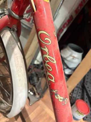 Bicicleta Orbea antigua roja