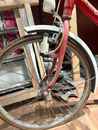 Bicicleta Orbea antigua roja