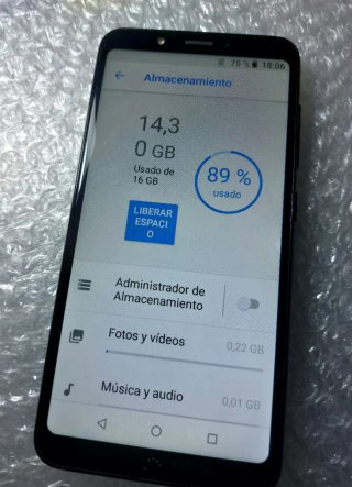 BQ Aquaris C 2/16GB Negro