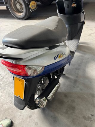 Peugeot V-clic 50cc Scooter Azul/Plata