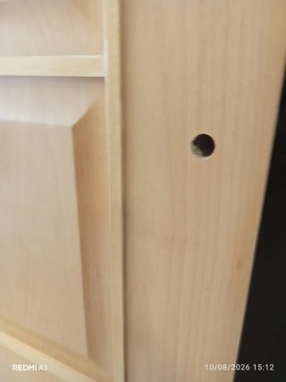 Puerta madera maciza