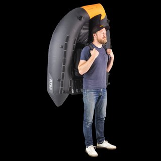 Float Tube Pesca Depredadores FLTB 5 V2 Gris-Naranja