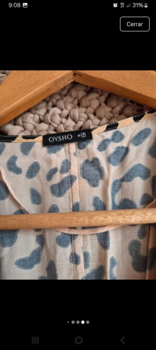Vestido Oysho Animal Print