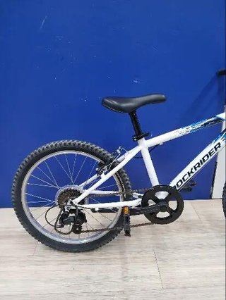 Bicicleta niños 20 pulgadas Rockrider ST 120 blanco 6-9 años