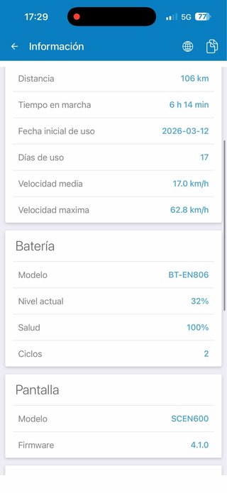 Bicicleta Eléctrica Carbono talla l solo 100 km