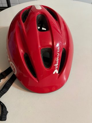 Casco Bici Infantil Rojo Kiddy