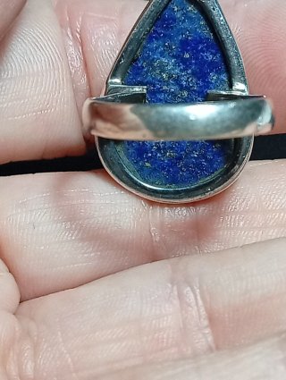 Anillo Plata Ley Lapizlazuli