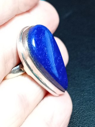 Anillo Plata Ley Lapizlazuli