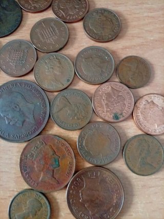 Lote de23 Monedas Antiguas de Inglaterra