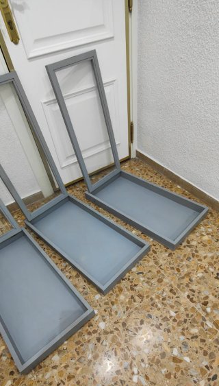 3 Vitrinas Expositoras madera,cristal y  Cerradura